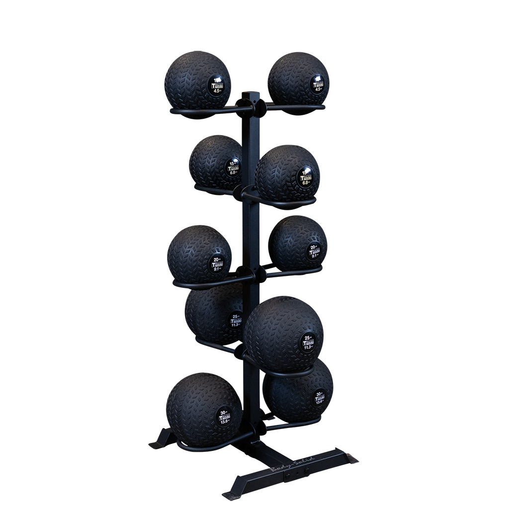 GMR20-TIRESLAMPACK - Body-Solid Ball Rack with 10 Tire Tread Balls Package