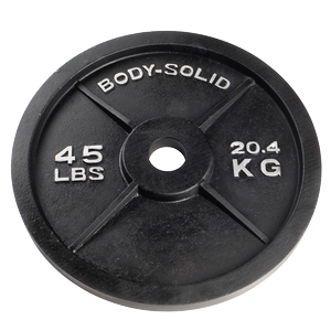 OPB45 45 Lb. Cast Iron Olympic Plate