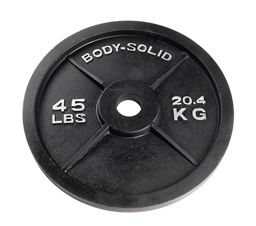 OPB45 - 45 Lb. Cast Iron Olympic Plate