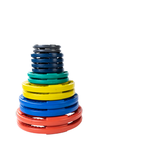 ORCT255 Color Rubber Grip Olympic Sets