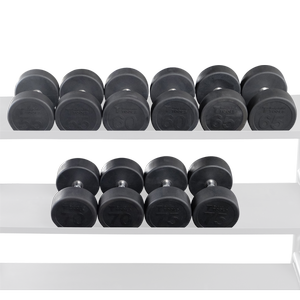 SDPS650 55 to 75 lb Round Rubber Dumbbell Set