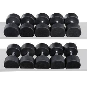 SDPS900 80 to 100 lb Round Rubber Dumbbell Set