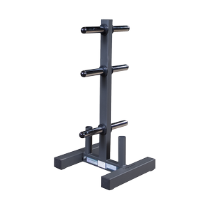 WT46 Body-Solid Olympic Plate Tree & Bar Holder