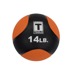 BSTMB14 Body-Solid Tools 14lb. Medicine Ball - Orange