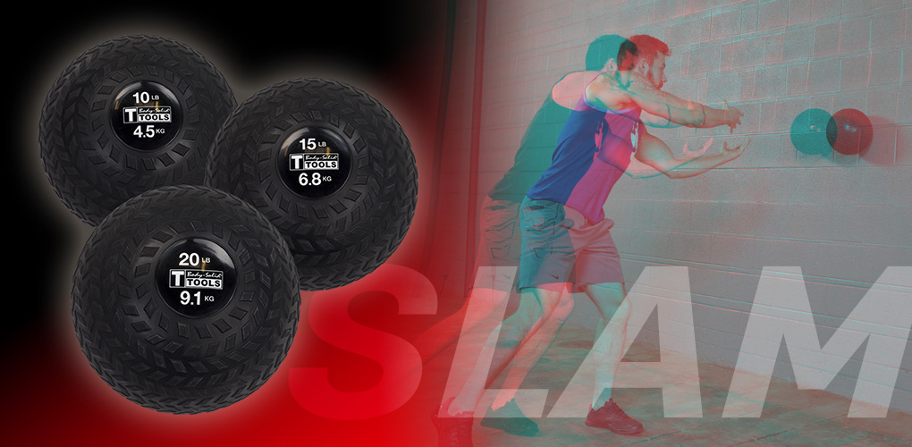 BSTTT - Body-Solid Tools Tire-Tread Slam Balls