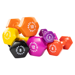 BSTVD Body-Solid Tools Vinyl Dumbbells