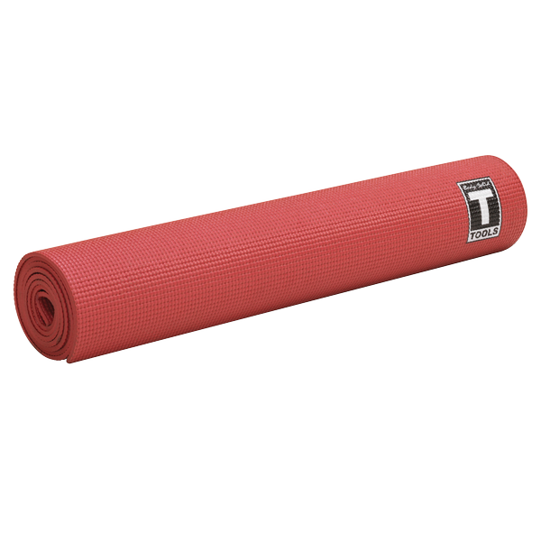 BSTYM5 - 5mm Red Body-Solid Tools Yoga Mat