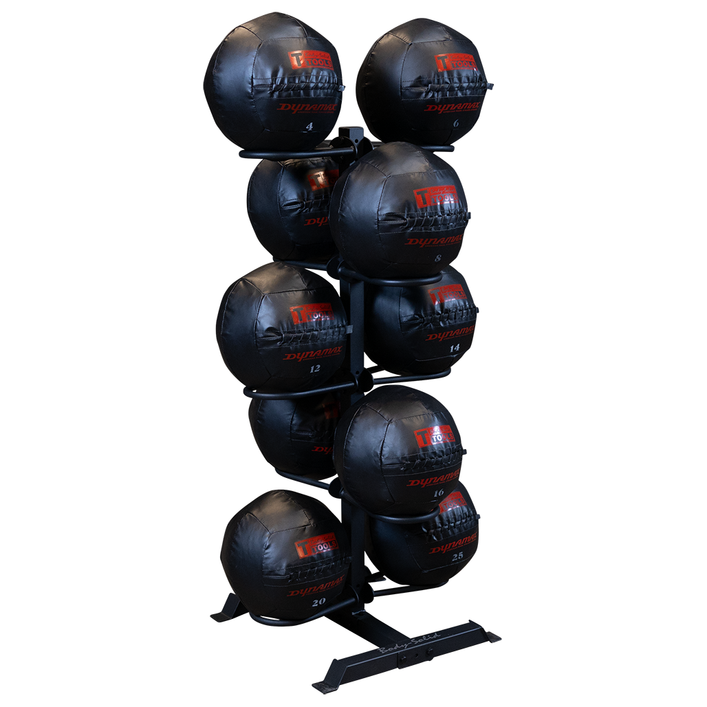 GMR20-DYNAPACK - Body-Solid Ball Rack with 10 Dynamax Balls Package