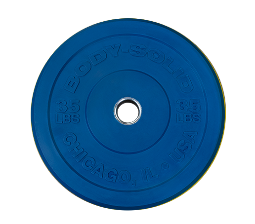 OBPXC35 - 35 lb. Chicago Extreme Color Bumper Plates