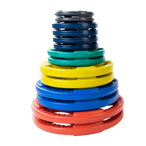 ORC Color Rubber Grip Olympic Plates