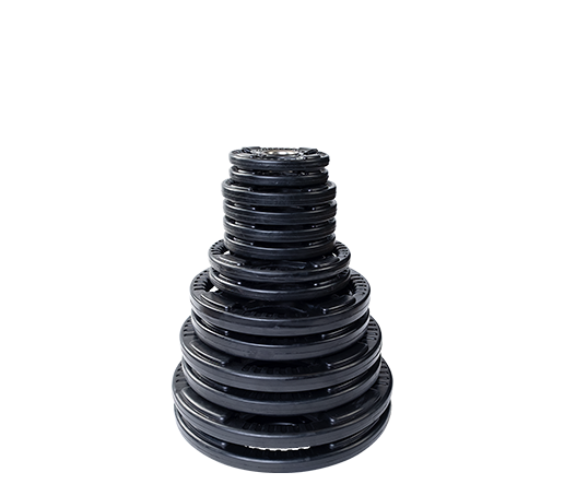 ORST255 - 255 lb. Rubber Grip Olympic Set (plates only)