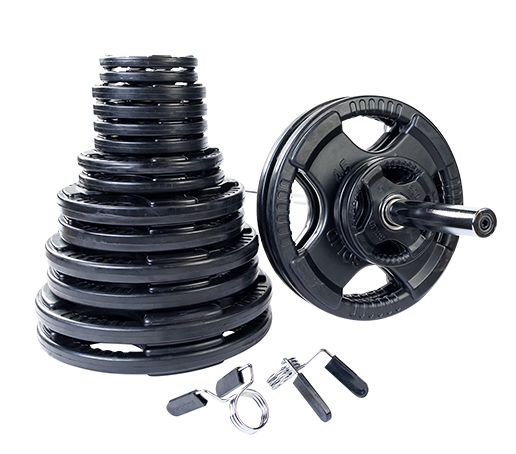 OSR400 - 400 Lb. Rubber Grip Olympic Set