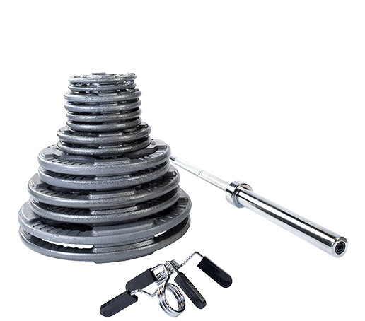OST300 - 300 Lb. Cast Iron Grip Olympic Set