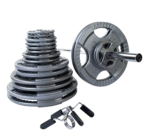 OST400 - 400 Lb. Cast Iron Grip Olympic Set