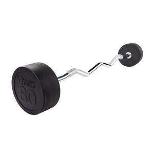 SBZ80 - 80 lb. Fixed Weight Ez-Curl Barbells