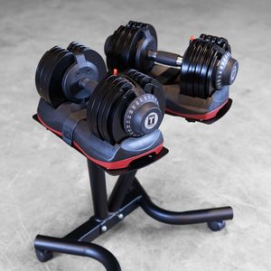 SDBX132ST Body-Solid Tools Adjustable Dumbbell Pair with Stand