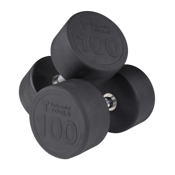 SDP - Premium Round Rubber Dumbbells - Body-Solid