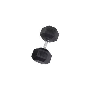 SDR85 Rubber Hex Dumbbells