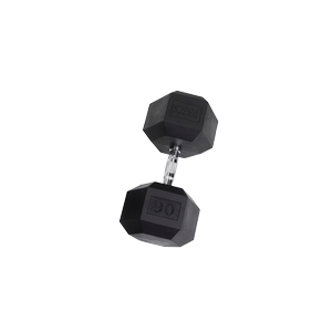 SDR90 Rubber Hex Dumbbells