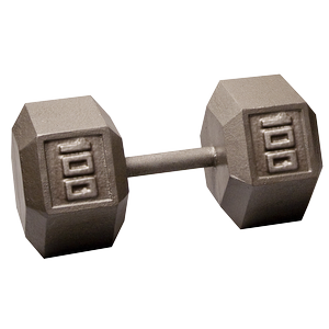 SDX100 Cast Iron Hex Dumbbells