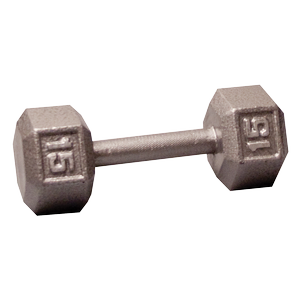 SDX15 Cast Iron Hex Dumbbells