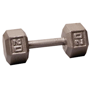 SDX20 Cast Iron Hex Dumbbells