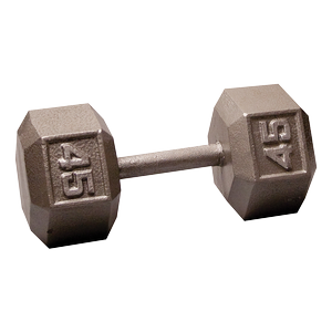 SDX45 Cast Iron Hex Dumbbells