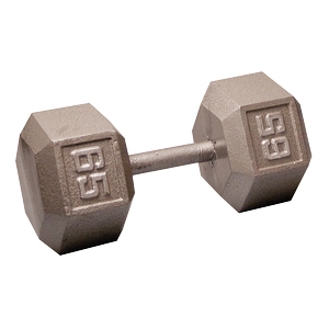 SDX65 Cast Iron Hex Dumbbells