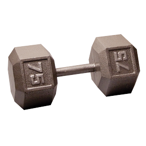 SDX75 Cast Iron Hex Dumbbells