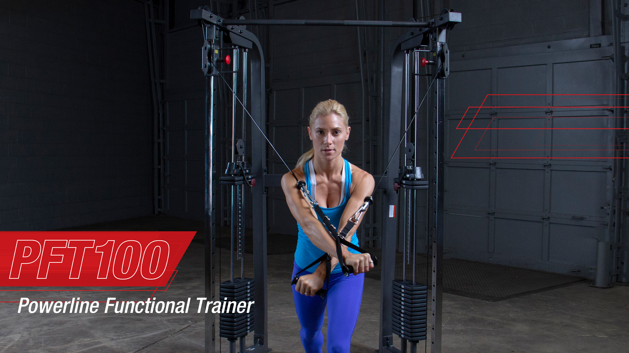 Powerline by Body-Solid PFT100 Functional Trainer Banner