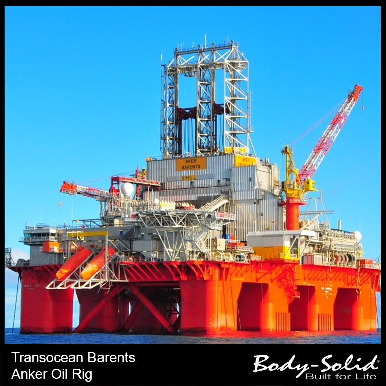 Transocean Barents Anker Oil Rig